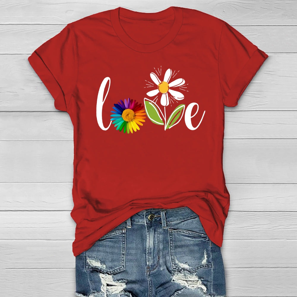 Love Flowers Healthwear T-shirt