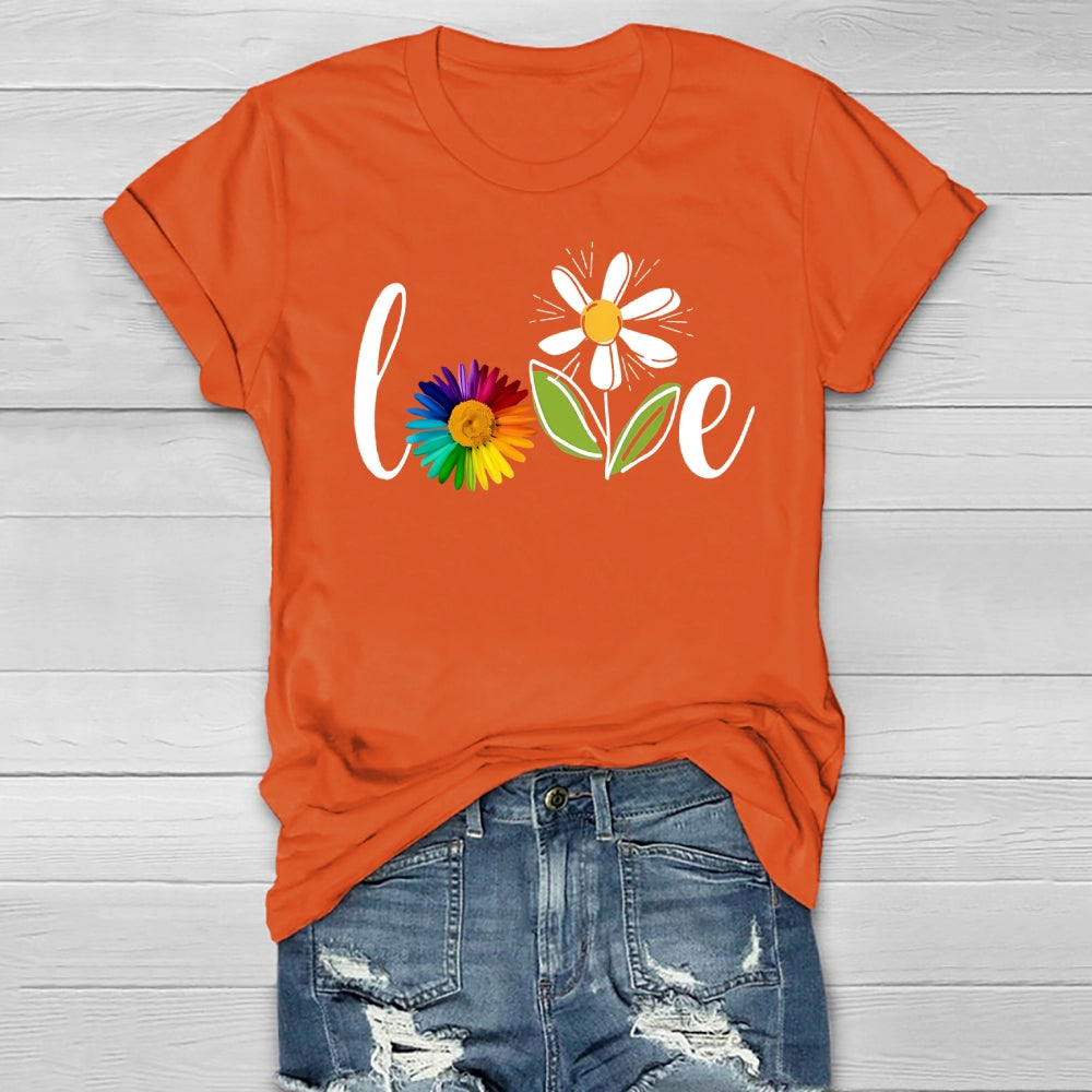 Love Flowers Healthwear T-shirt