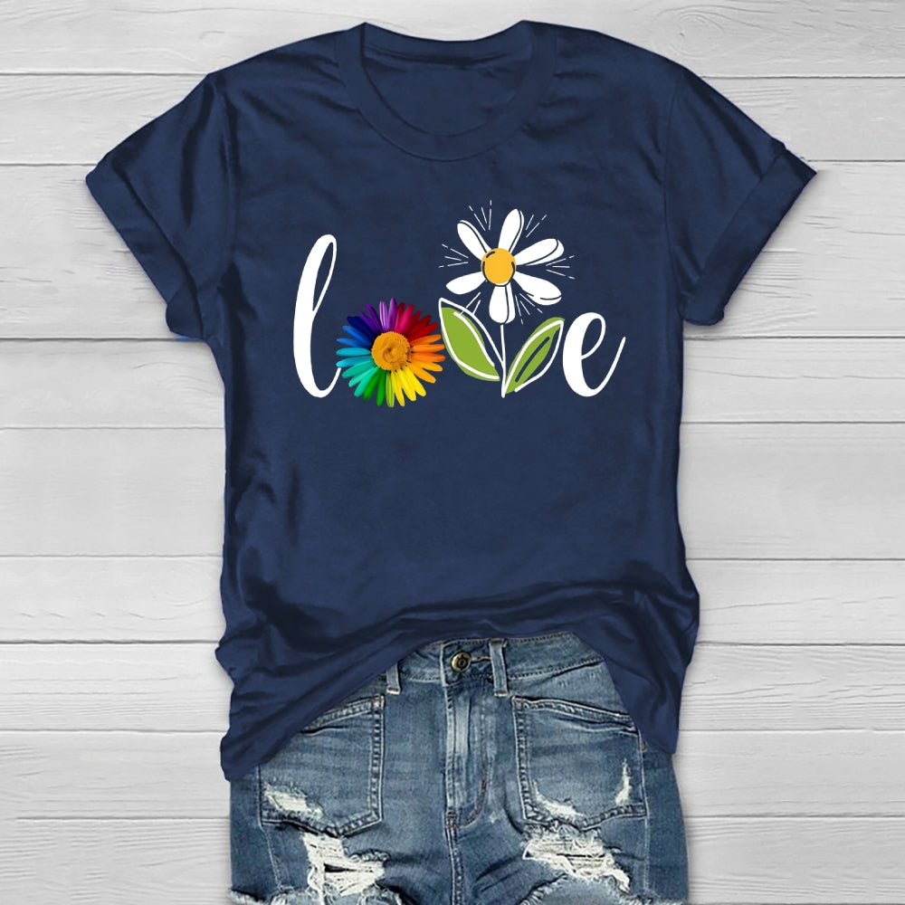 Love Flowers Healthwear T-shirt