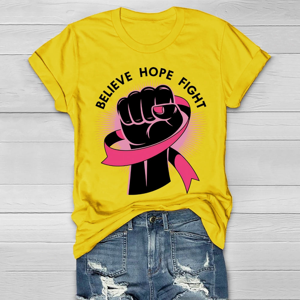Fight Believe Hope Healthwear T-shirt
