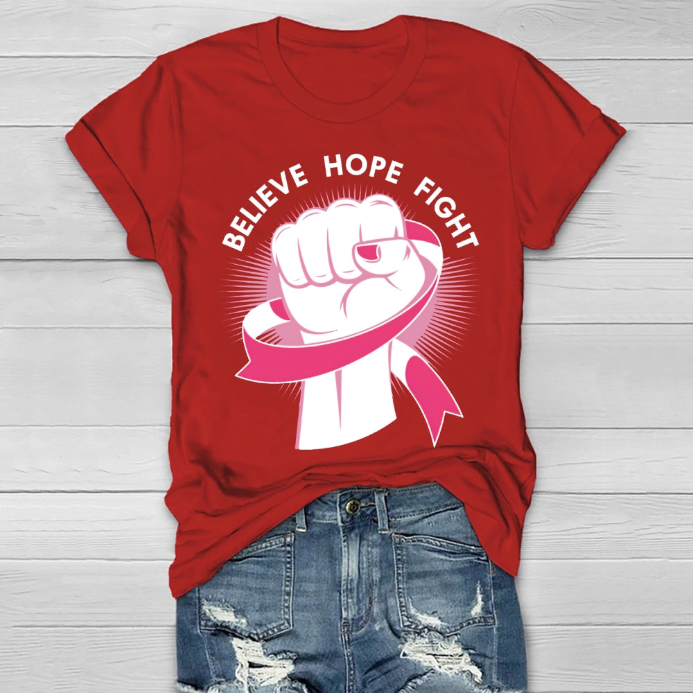 Fight Believe Hope Healthwear T-shirt