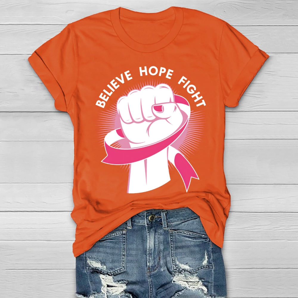 Fight Believe Hope Healthwear T-shirt