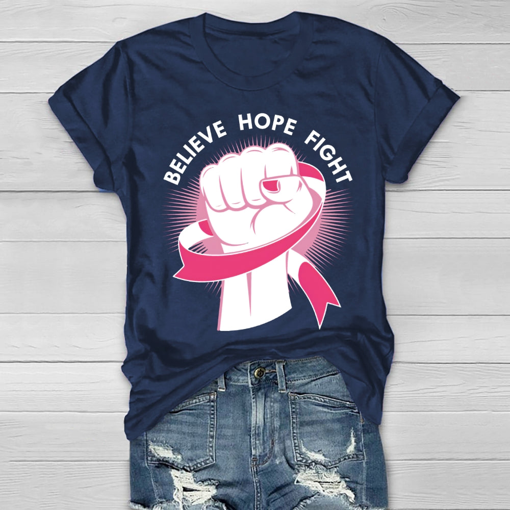 Fight Believe Hope Healthwear T-shirt