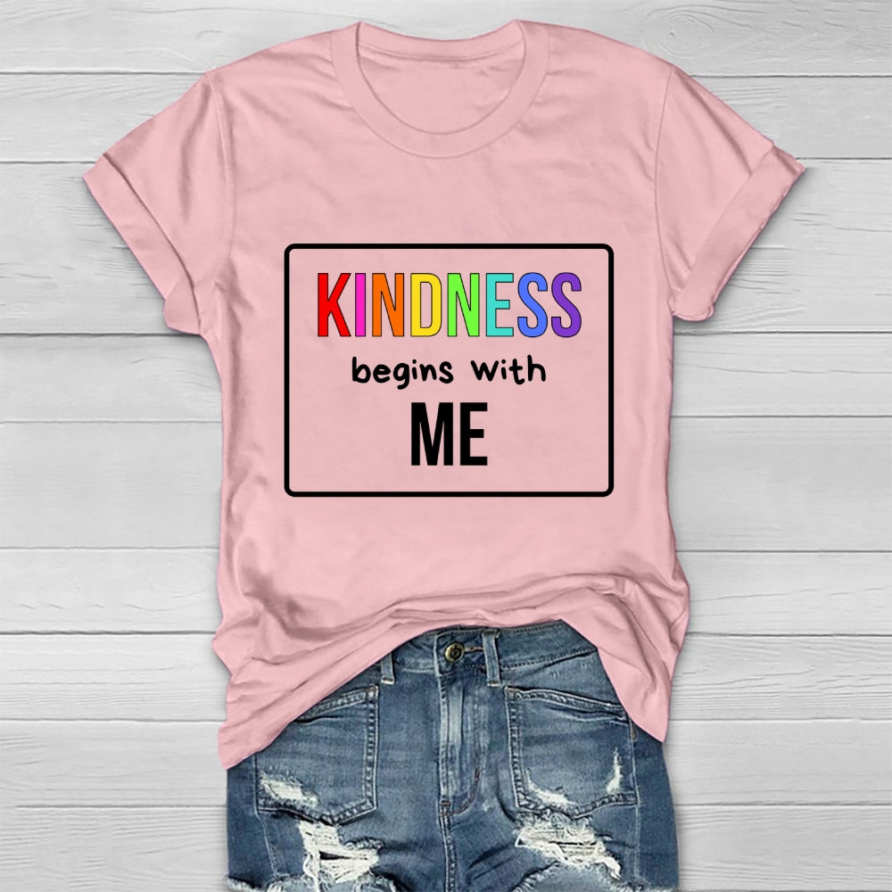 Kindness Begins With Me Healthwear T-shirt