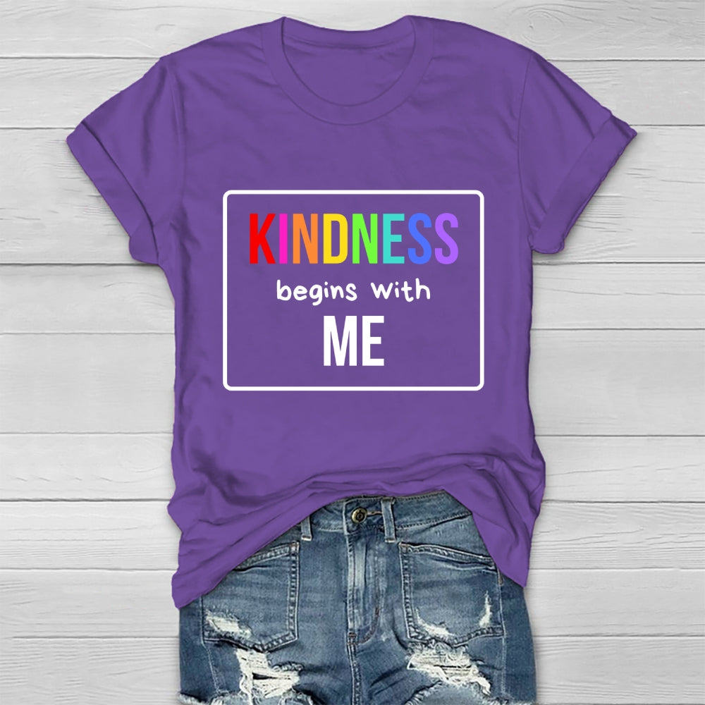 Kindness Begins With Me Healthwear T-shirt