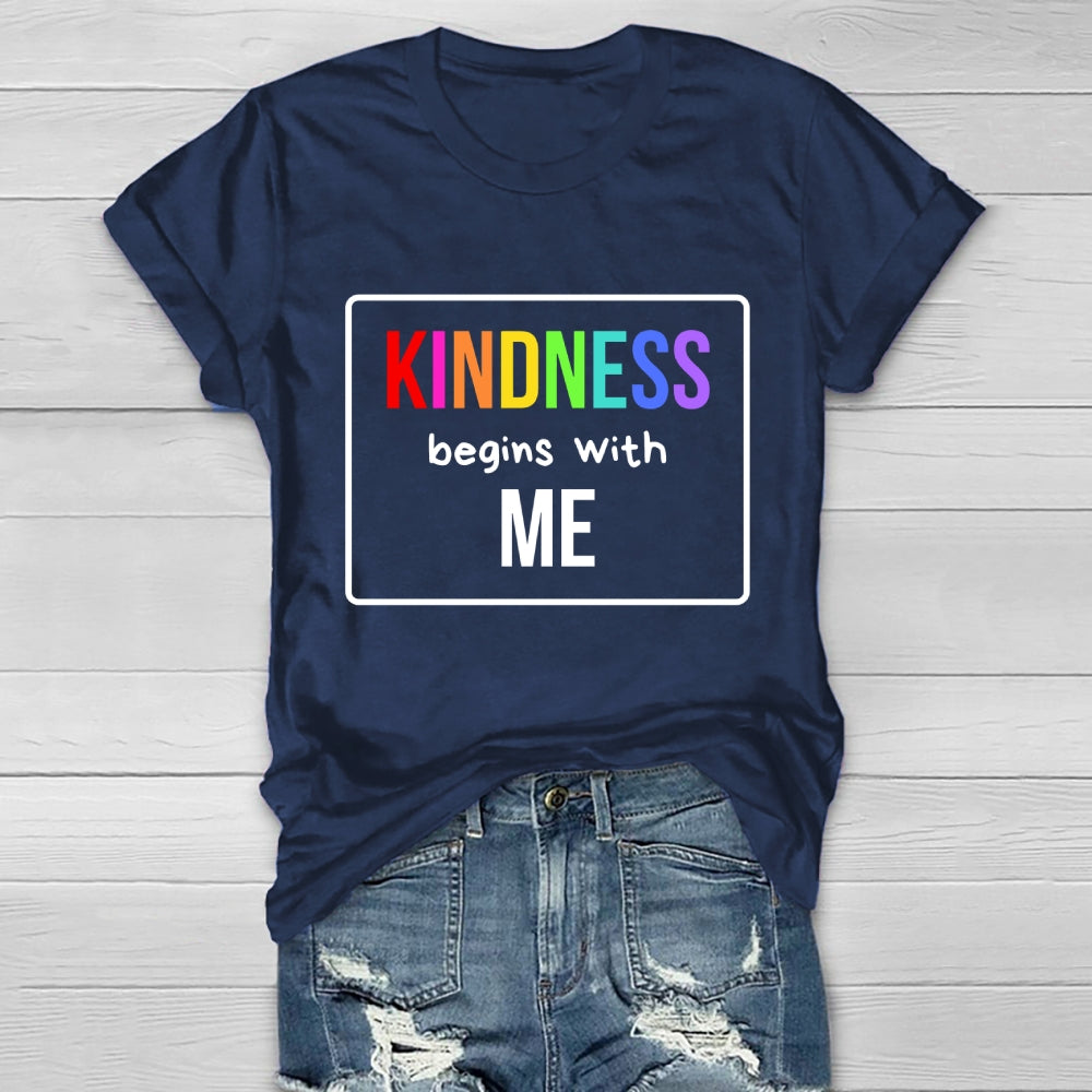 Kindness Begins With Me Healthwear T-shirt