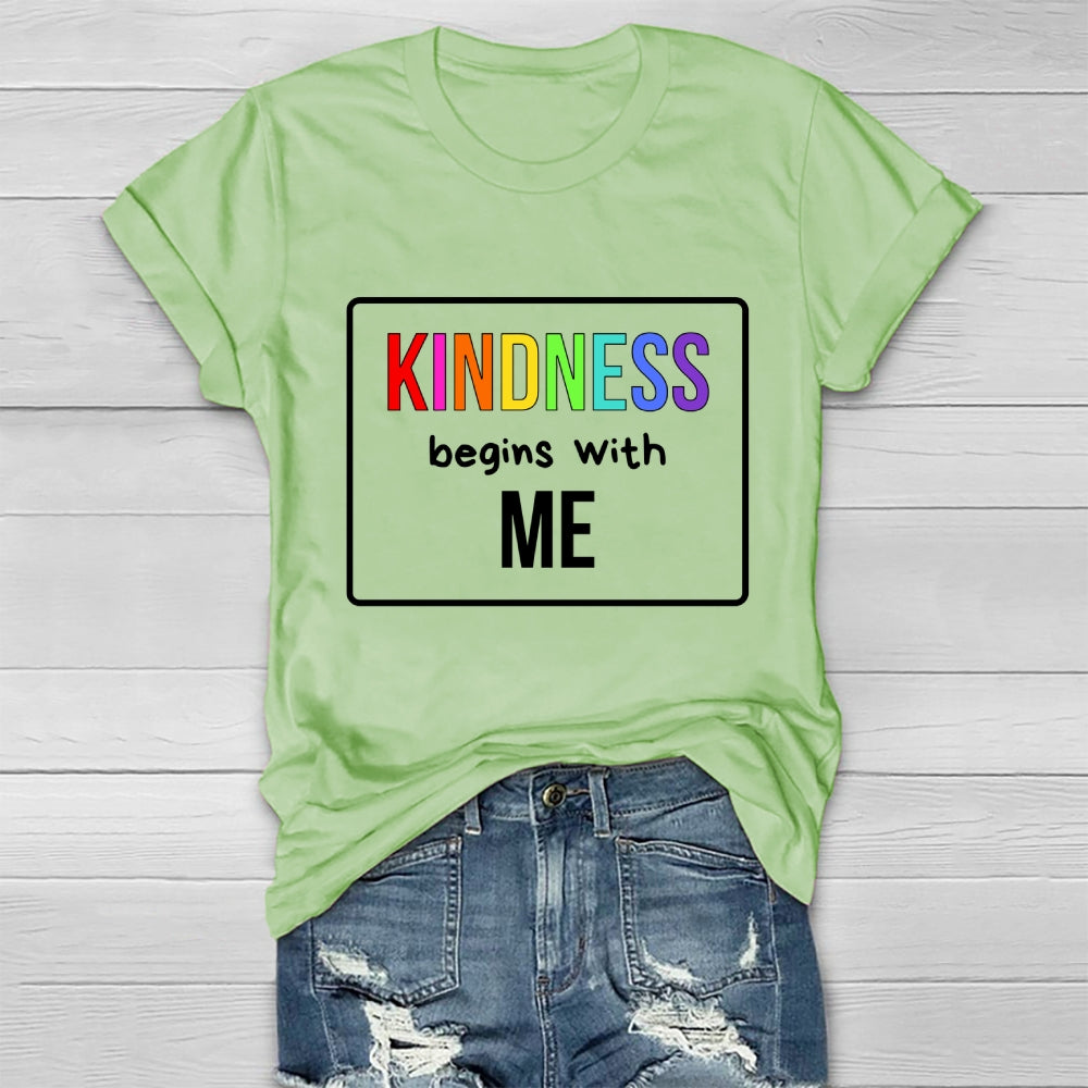 Kindness Begins With Me Healthwear T-shirt