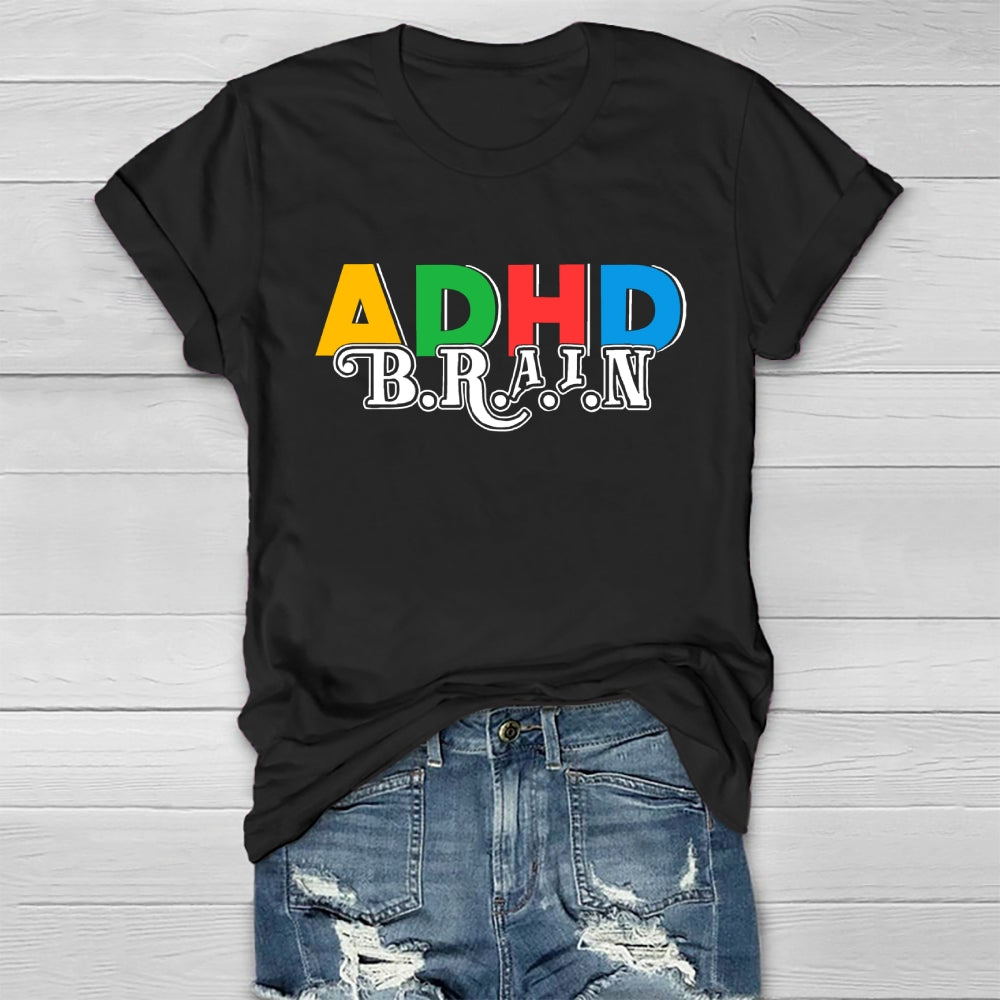 Adhd Brain Healthwear T-shirt