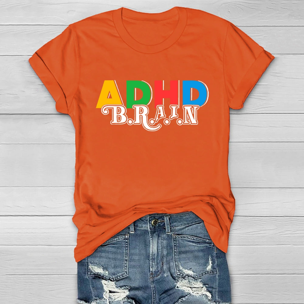 Adhd Brain Healthwear T-shirt