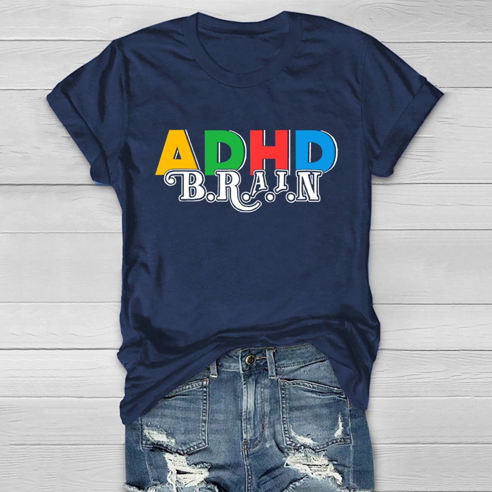 Adhd Brain Healthwear T-shirt