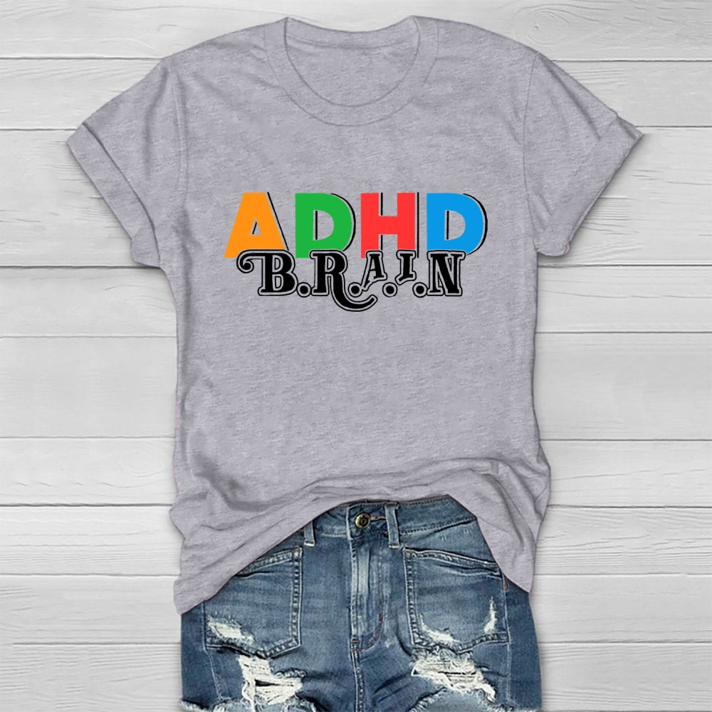 Adhd Brain Healthwear T-shirt