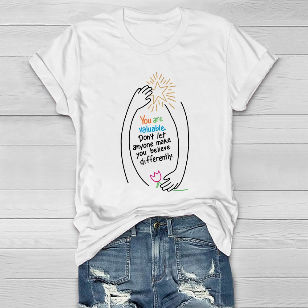 You Are Valuable Healthwear T-shirt