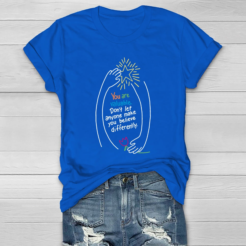 You Are Valuable Healthwear T-shirt