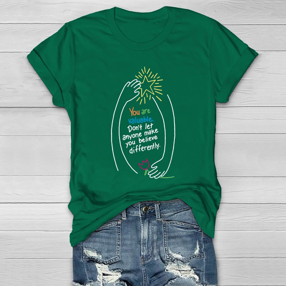 You Are Valuable Healthwear T-shirt