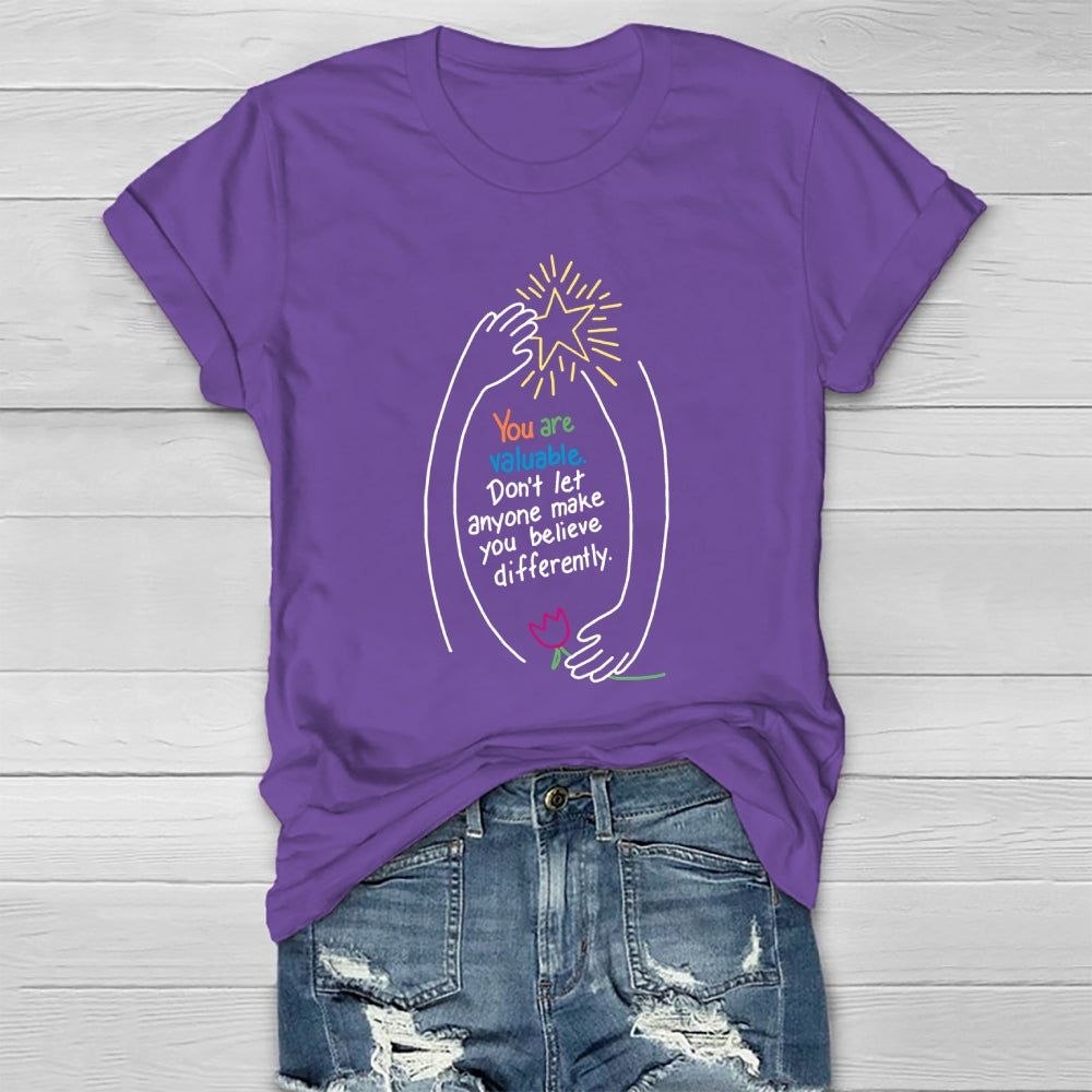 You Are Valuable Healthwear T-shirt