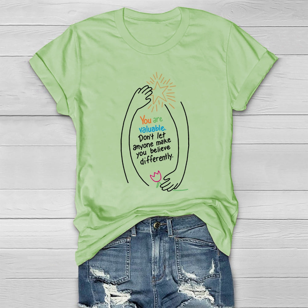 You Are Valuable Healthwear T-shirt
