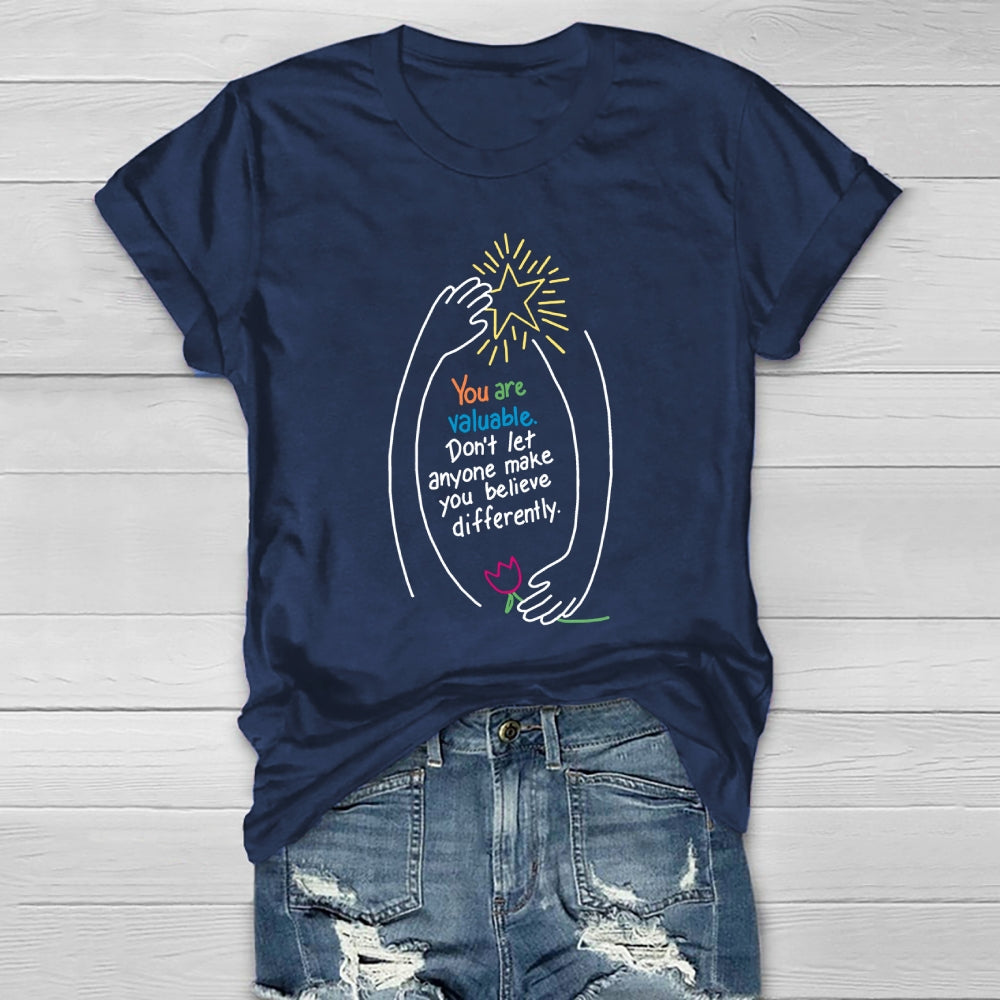 You Are Valuable Healthwear T-shirt