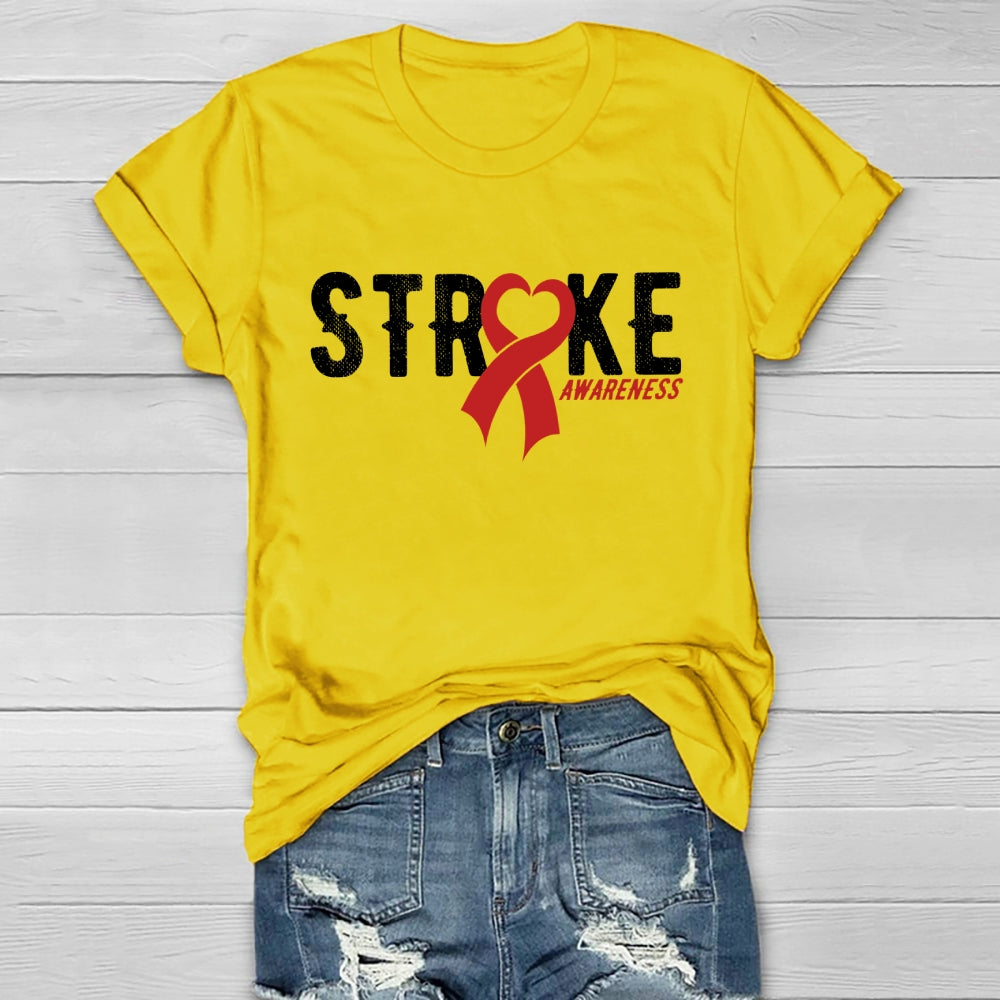 Stroke Awareness Healthwear T-shirt