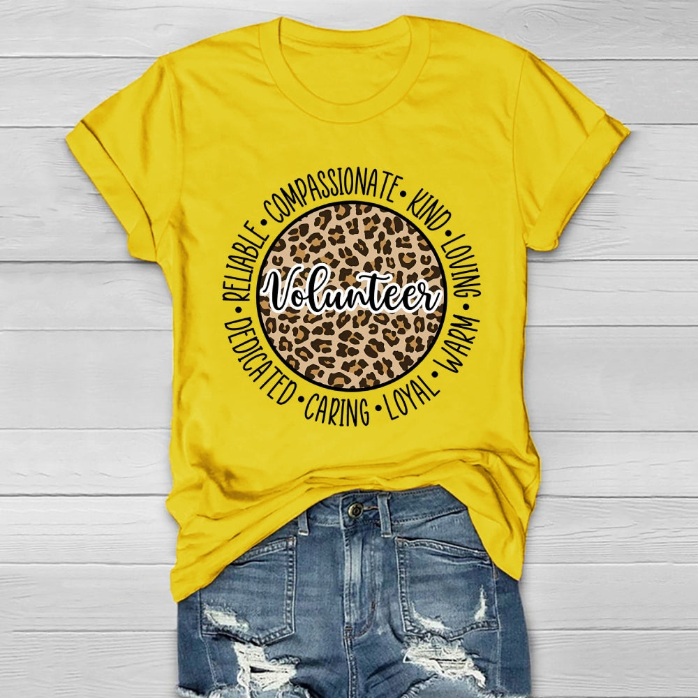 Volunteer Kind Loving Healthwear T-shirt