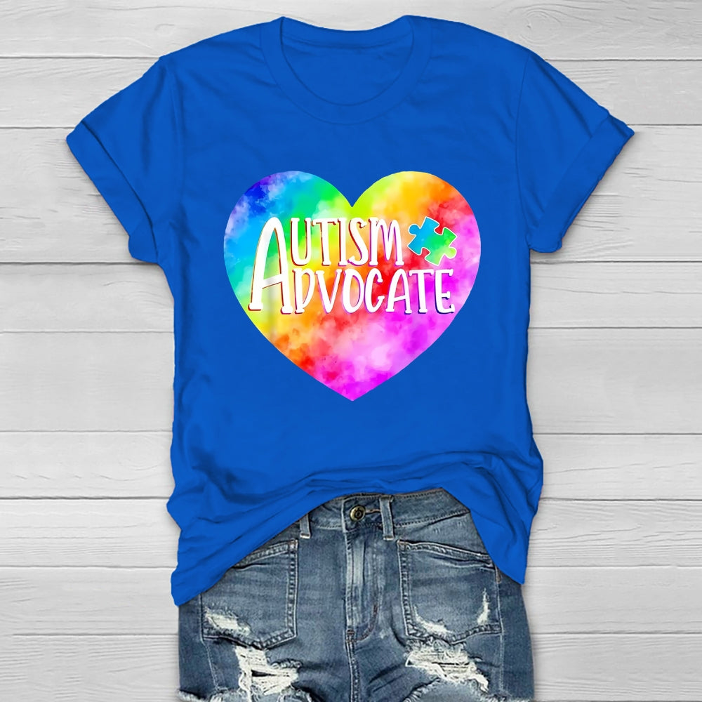 Autism Advocate Awareness Autism Love Healthwear T-shirt