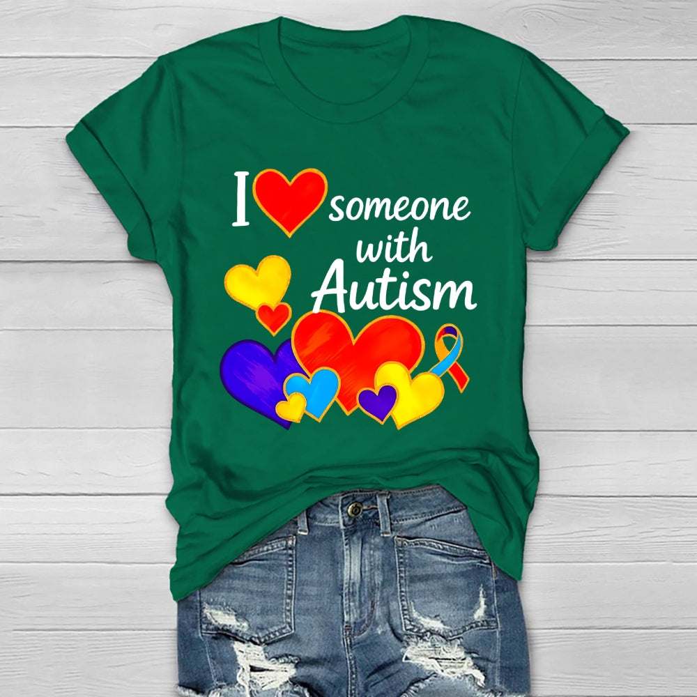 I Love Someone with Autism Healthwear T-shirt