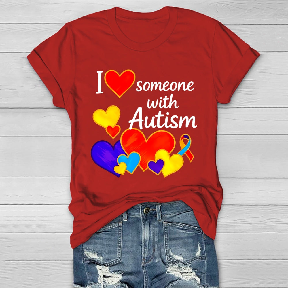 I Love Someone with Autism Healthwear T-shirt