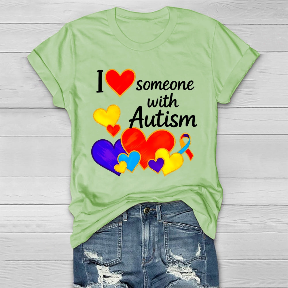 I Love Someone with Autism Healthwear T-shirt