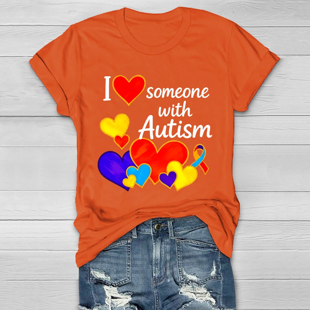 I Love Someone with Autism Healthwear T-shirt