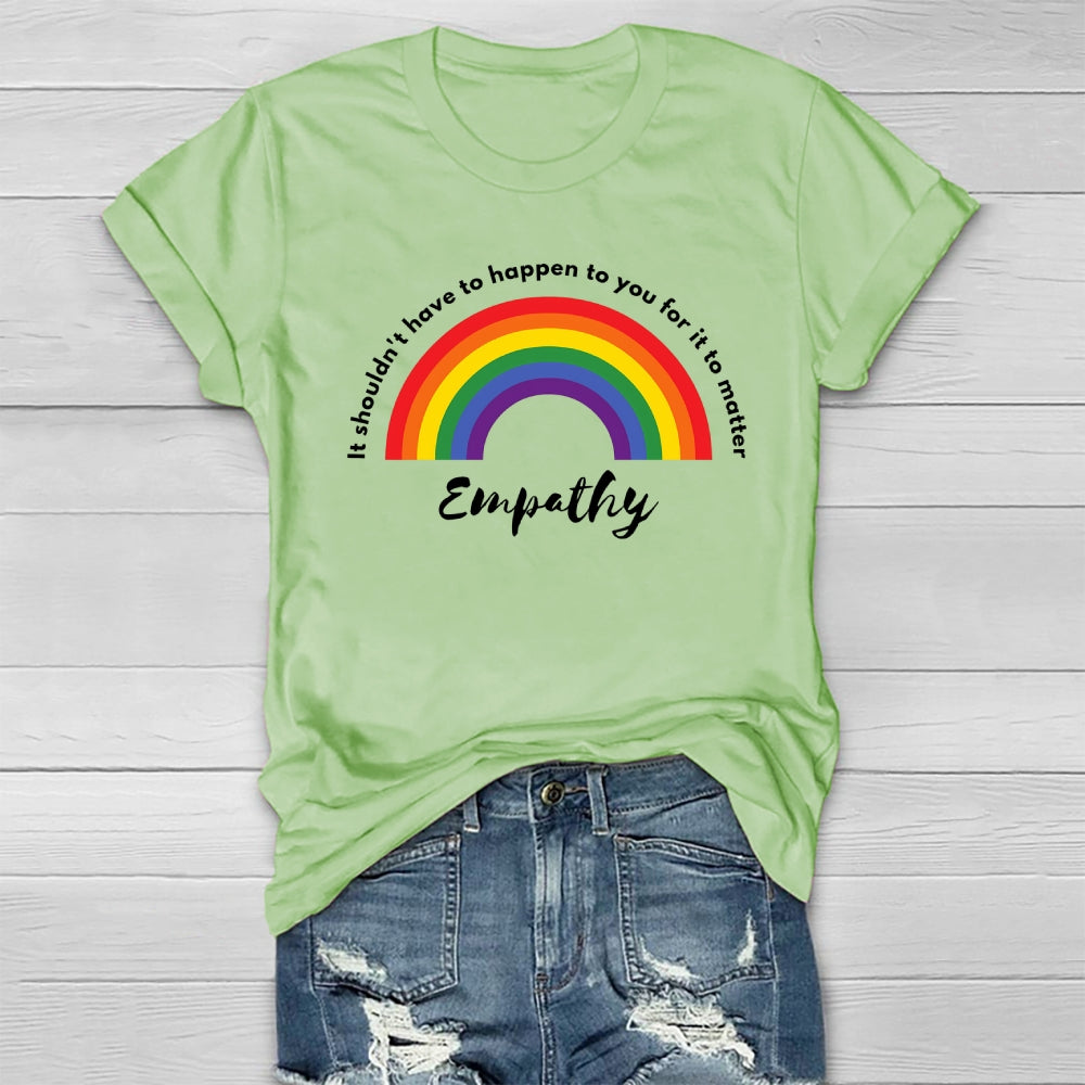 It Shouldn't Have To Happen To You For It To Matter Healthwear T-shirt
