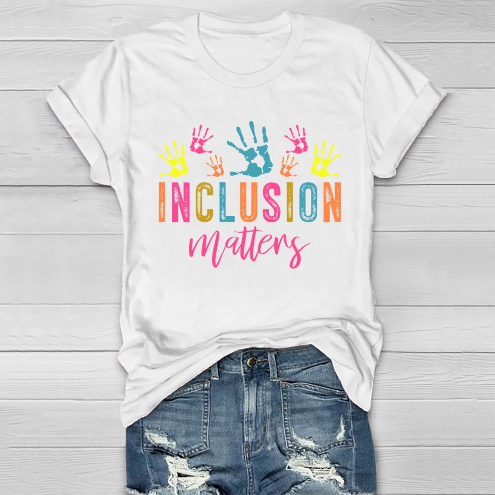 Inclusion Matters Palm Healthwear T-shirt