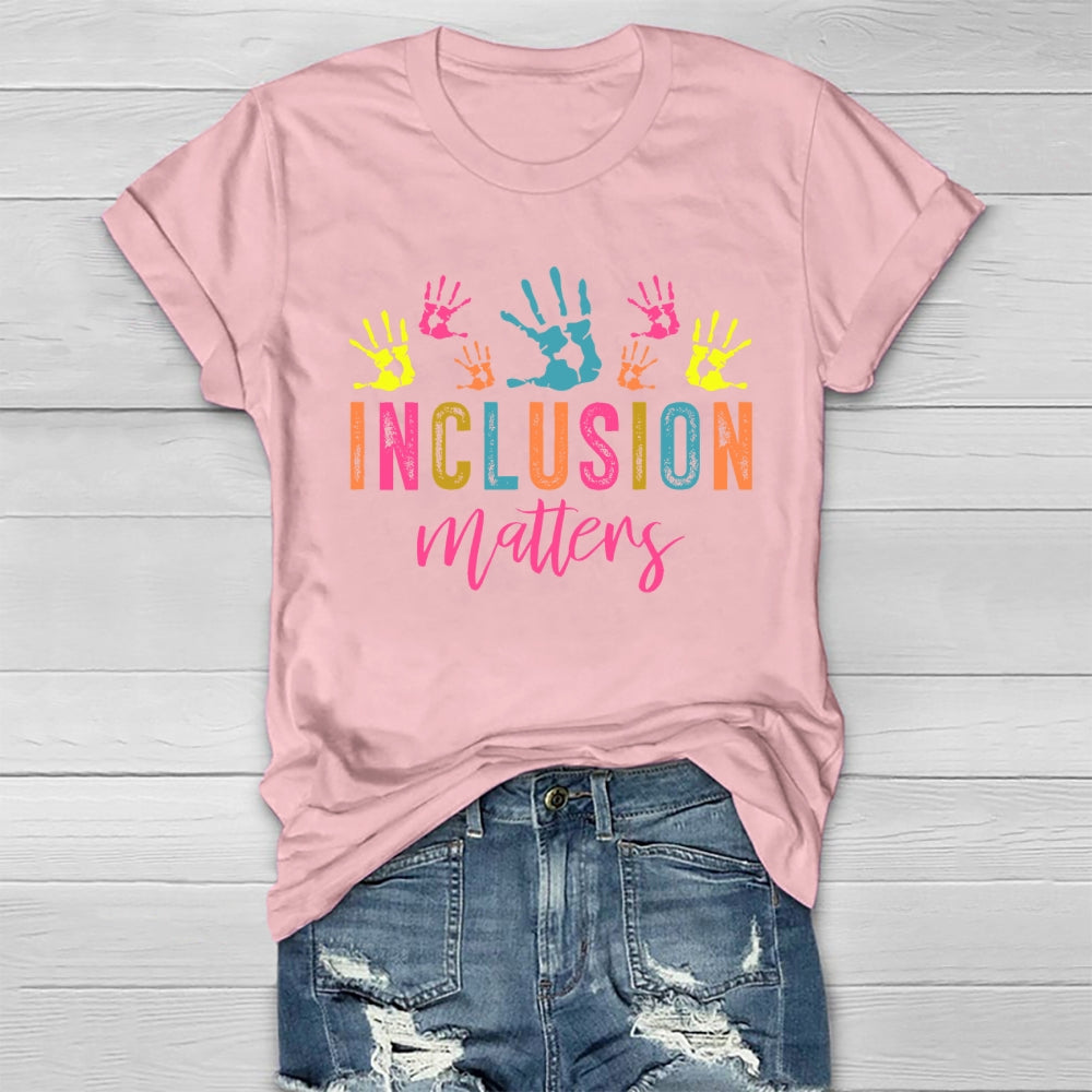 Inclusion Matters Palm Healthwear T-shirt