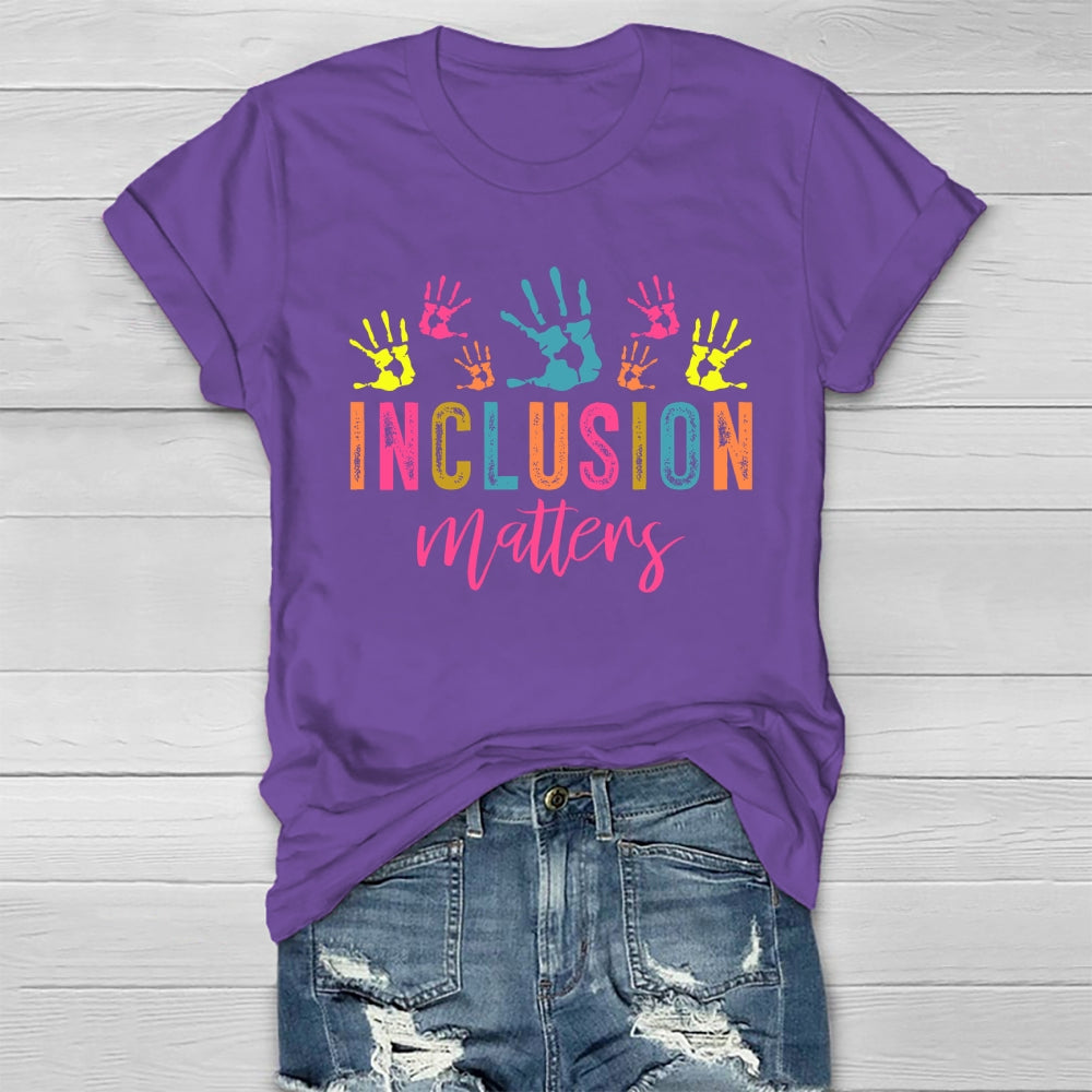 Inclusion Matters Palm Healthwear T-shirt