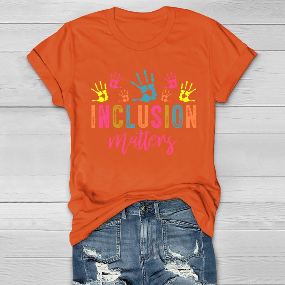 Inclusion Matters Palm Healthwear T-shirt
