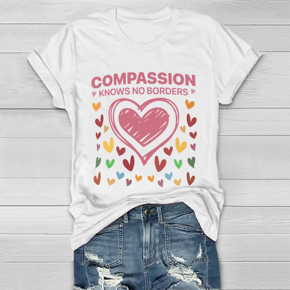 Compassion Knows No Borders Healthwear T-shirt