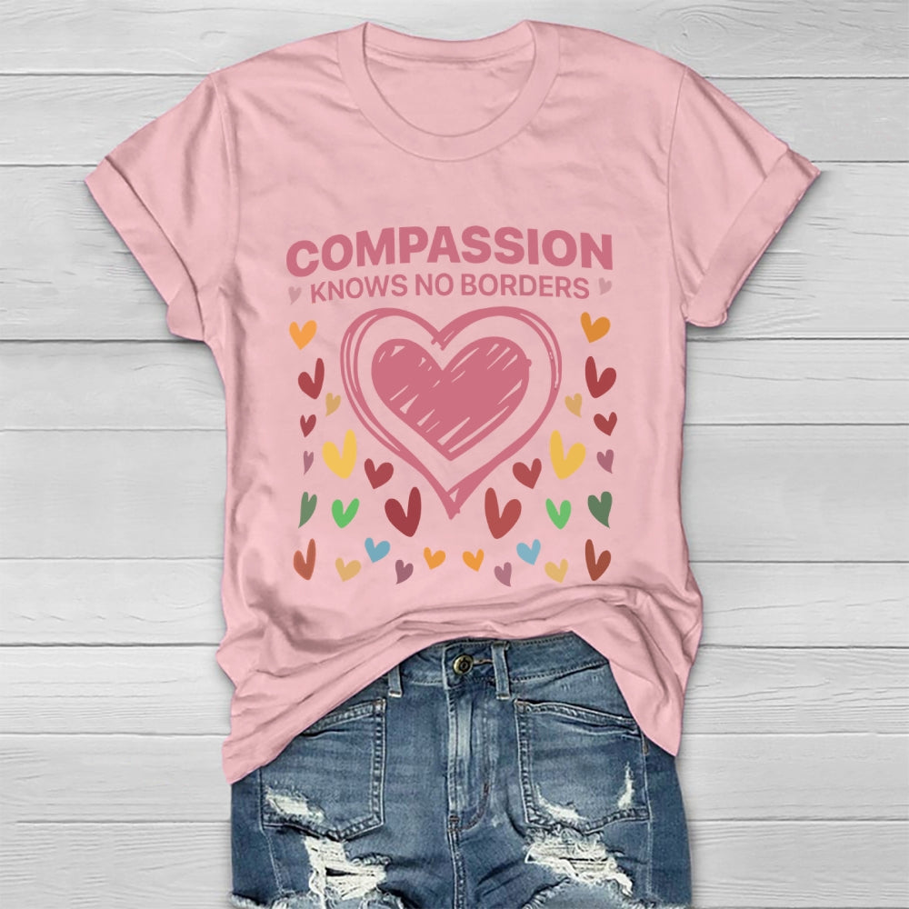 Compassion Knows No Borders Healthwear T-shirt