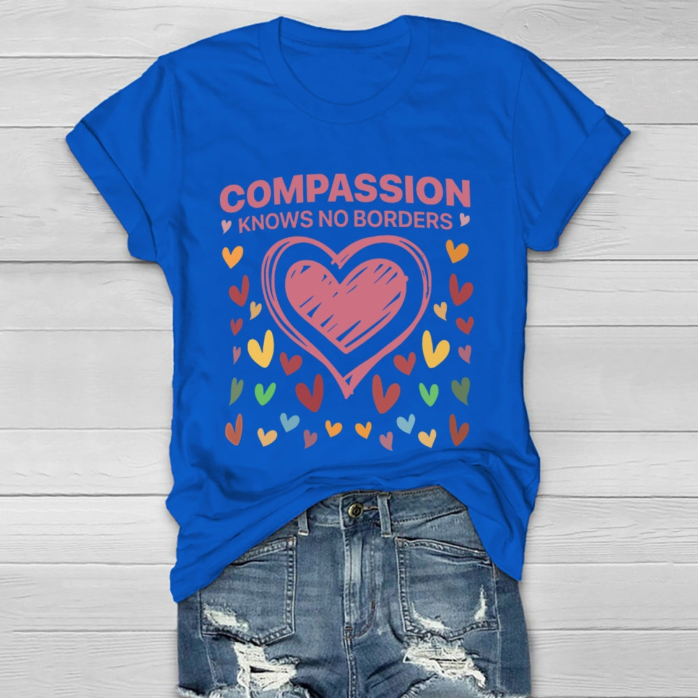 Compassion Knows No Borders Healthwear T-shirt