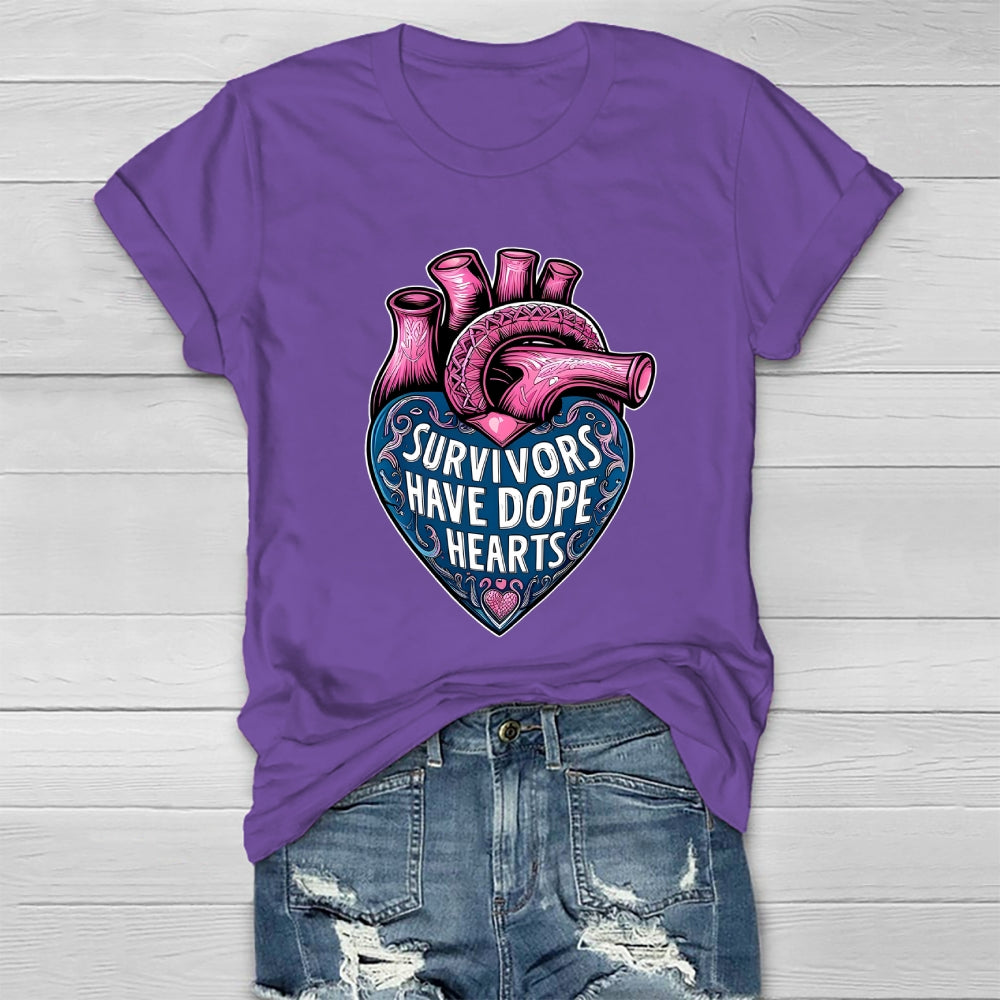 Survivor Have Dope Hearts Healthwear T-shirt