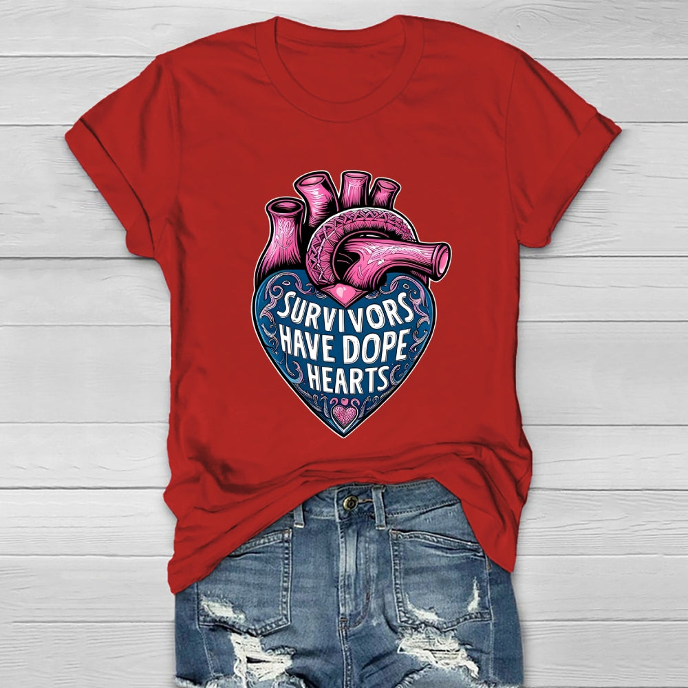 Survivor Have Dope Hearts Healthwear T-shirt