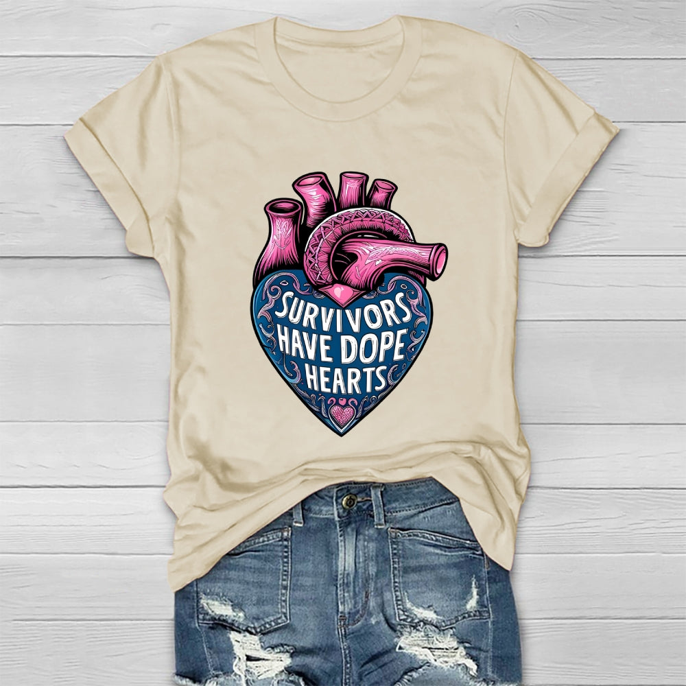 Survivor Have Dope Hearts Healthwear T-shirt