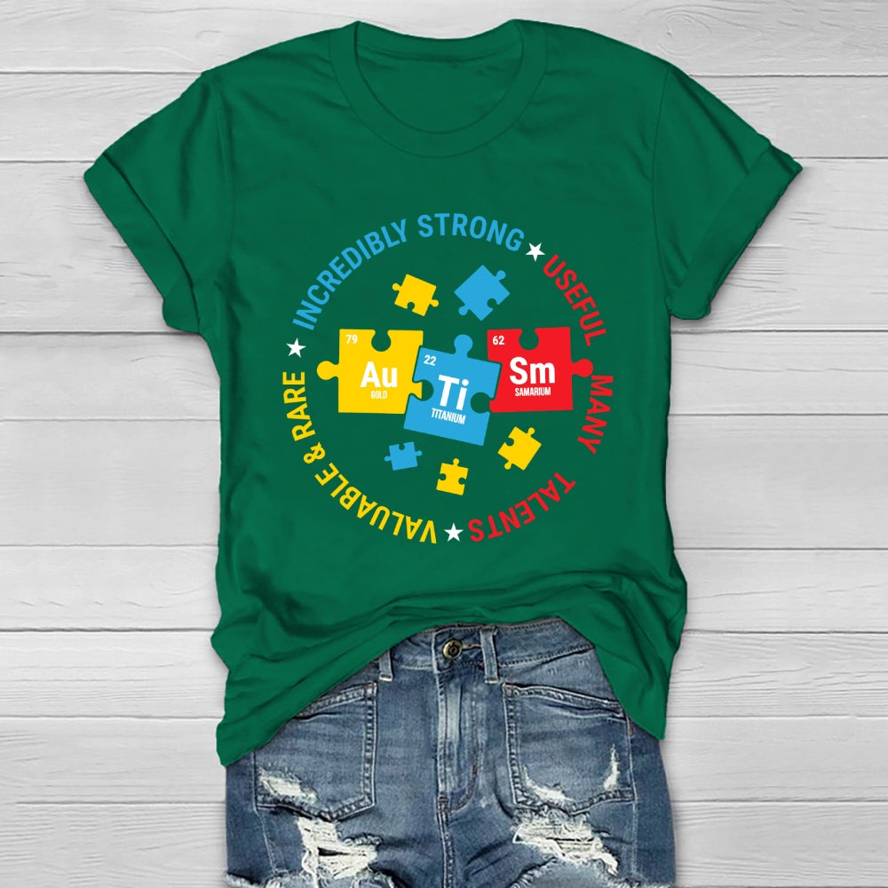 Autism Incredibly Strong Useful Many Talents Healthwear T-shirt