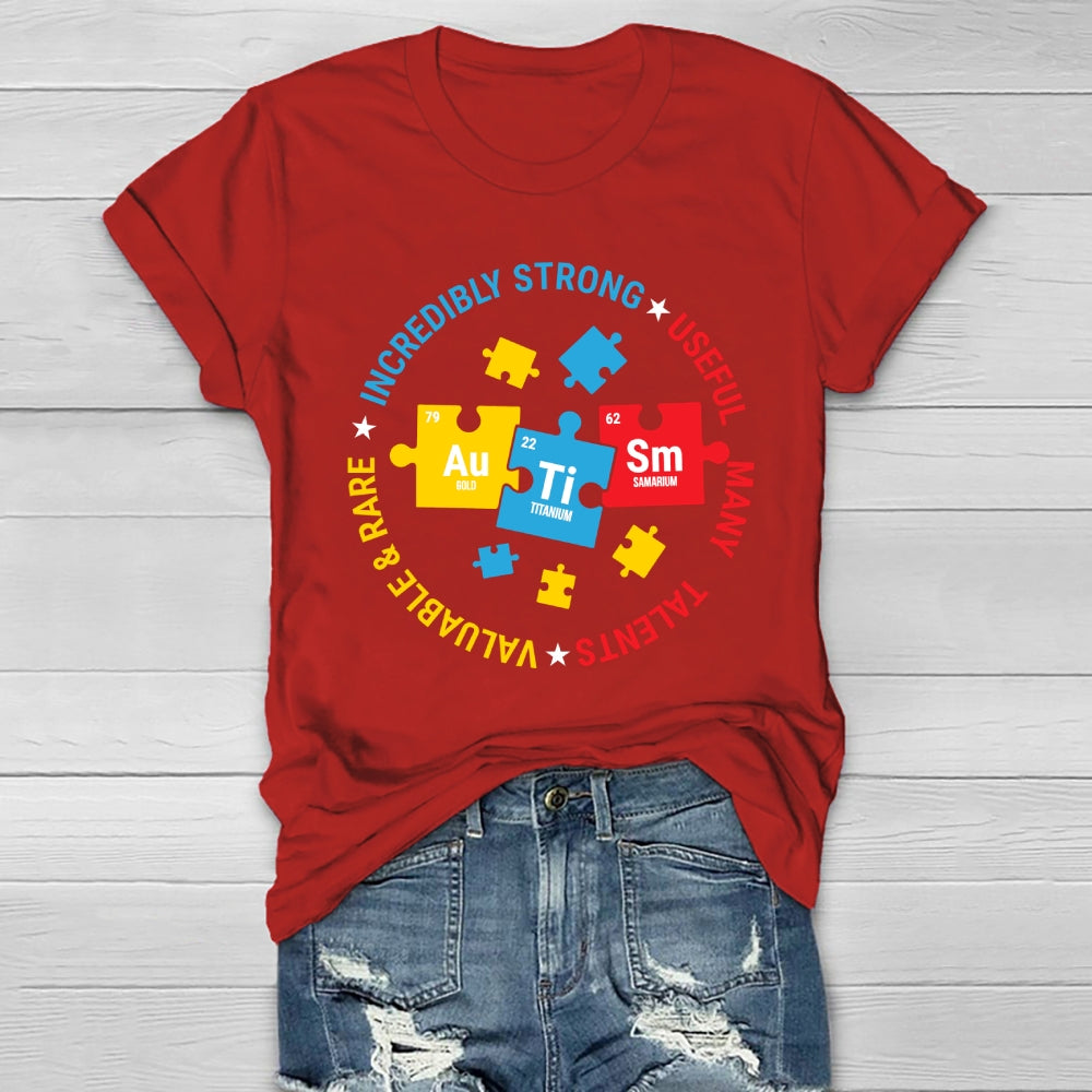 Autism Incredibly Strong Useful Many Talents Healthwear T-shirt