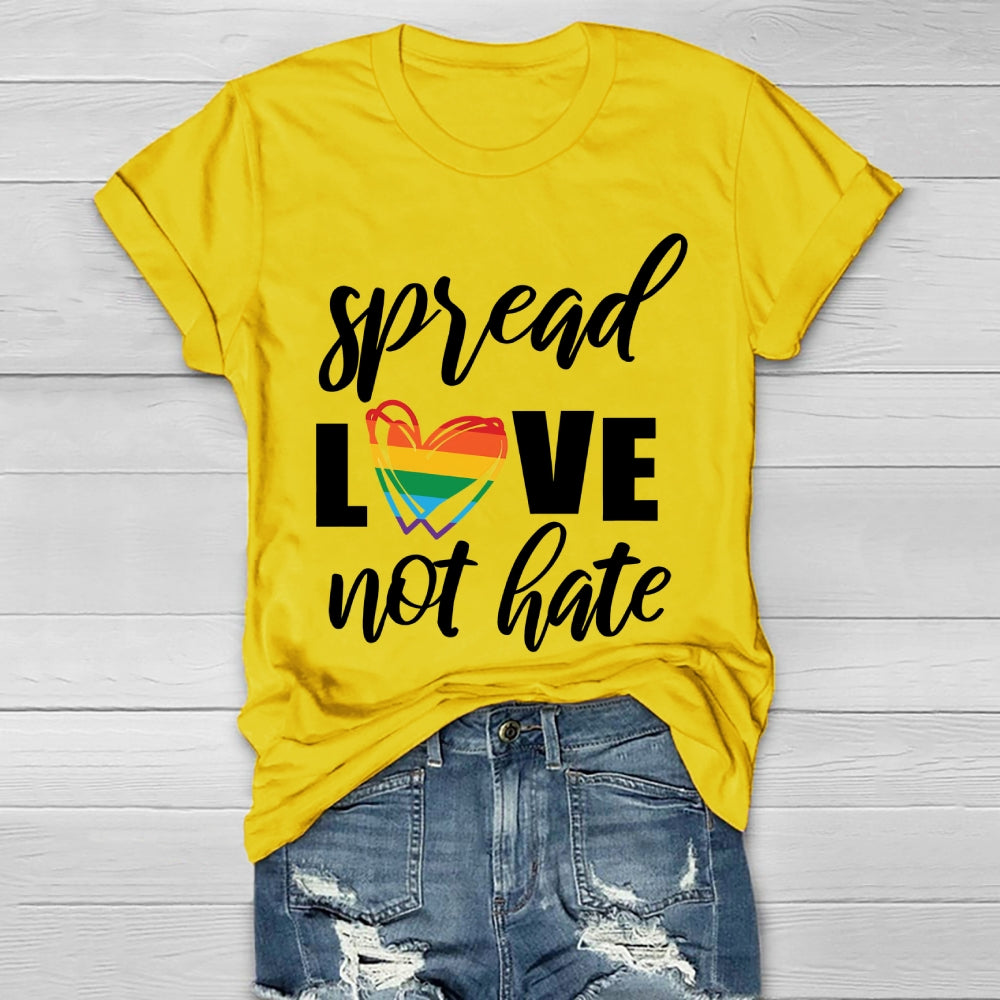 Spread Love Not Hate Healthwear T-shirt
