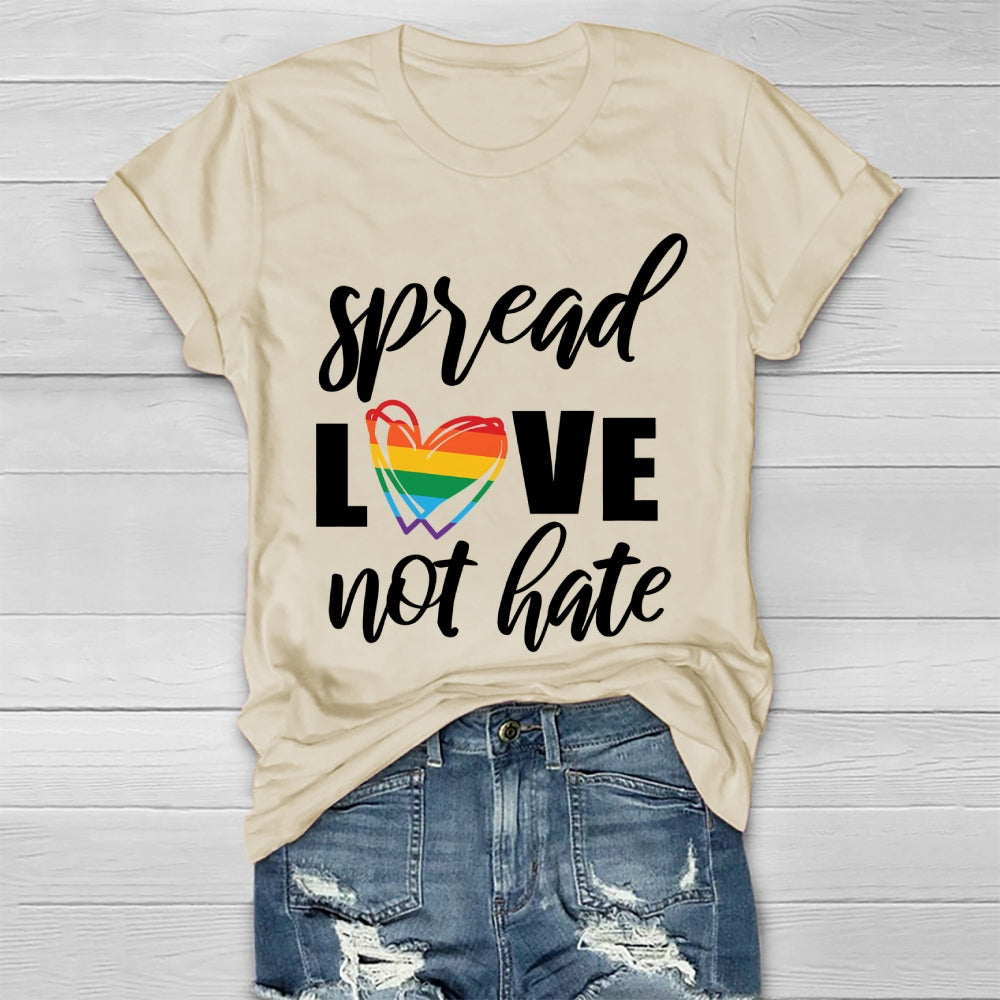 Spread Love Not Hate Healthwear T-shirt