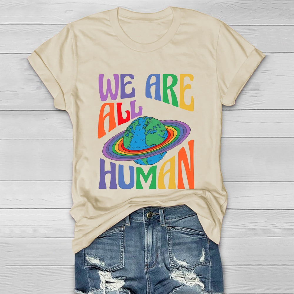 We Are All Human Healthwear T-shirt
