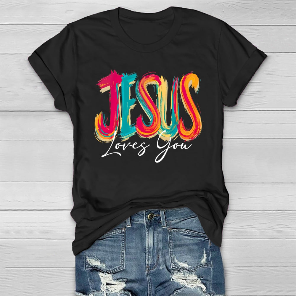Jesus Loves You Healthwear T-shirt