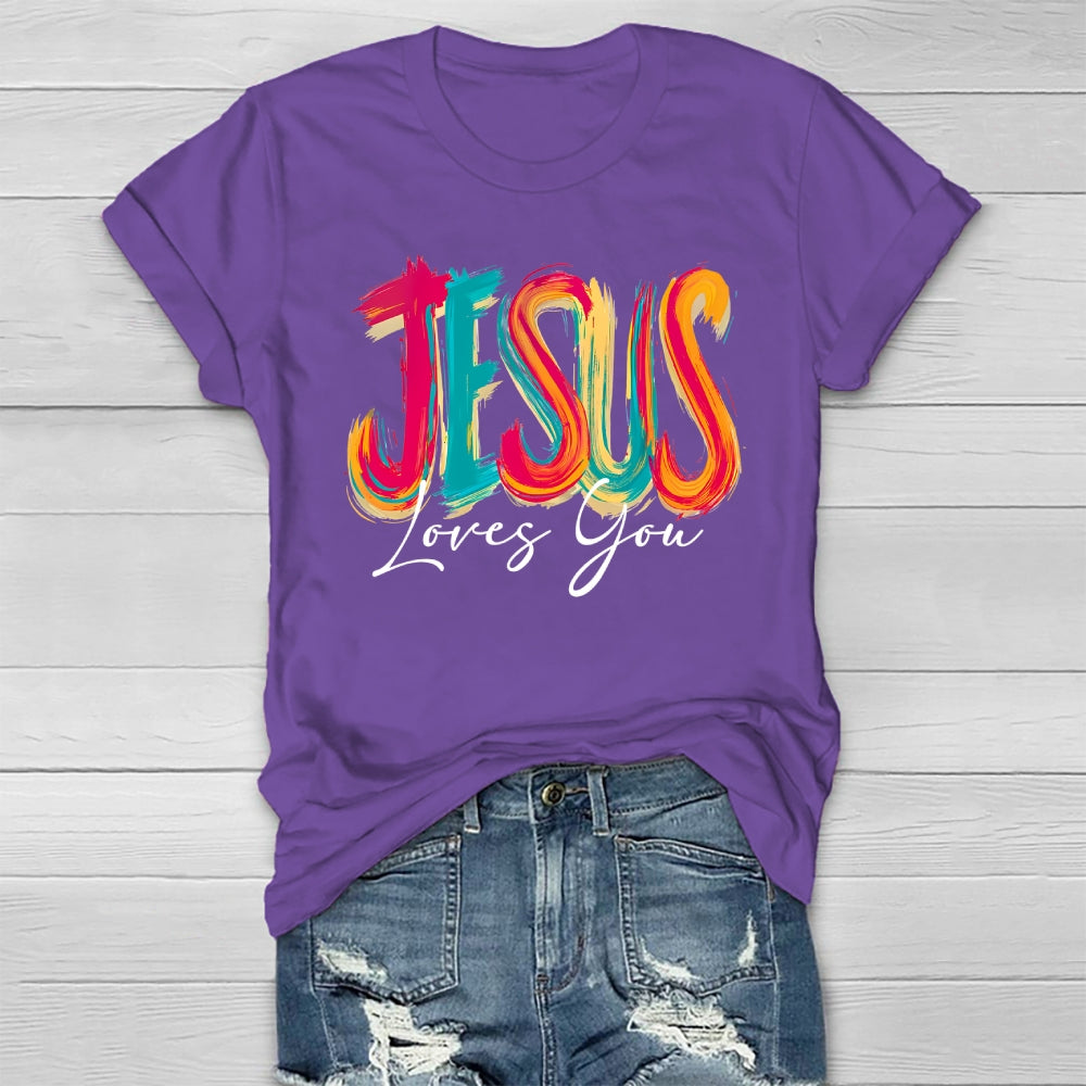 Jesus Loves You Healthwear T-shirt