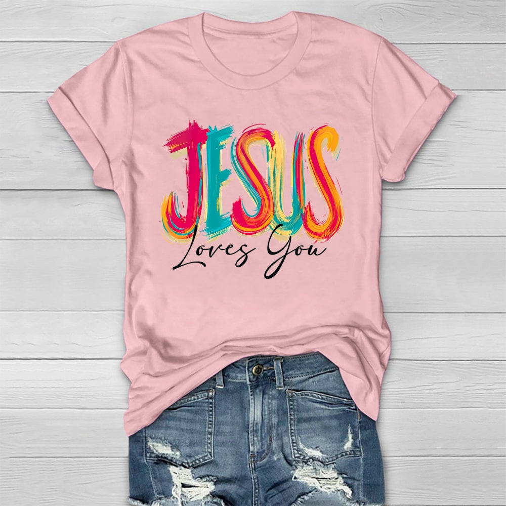 Jesus Loves You Healthwear T-shirt