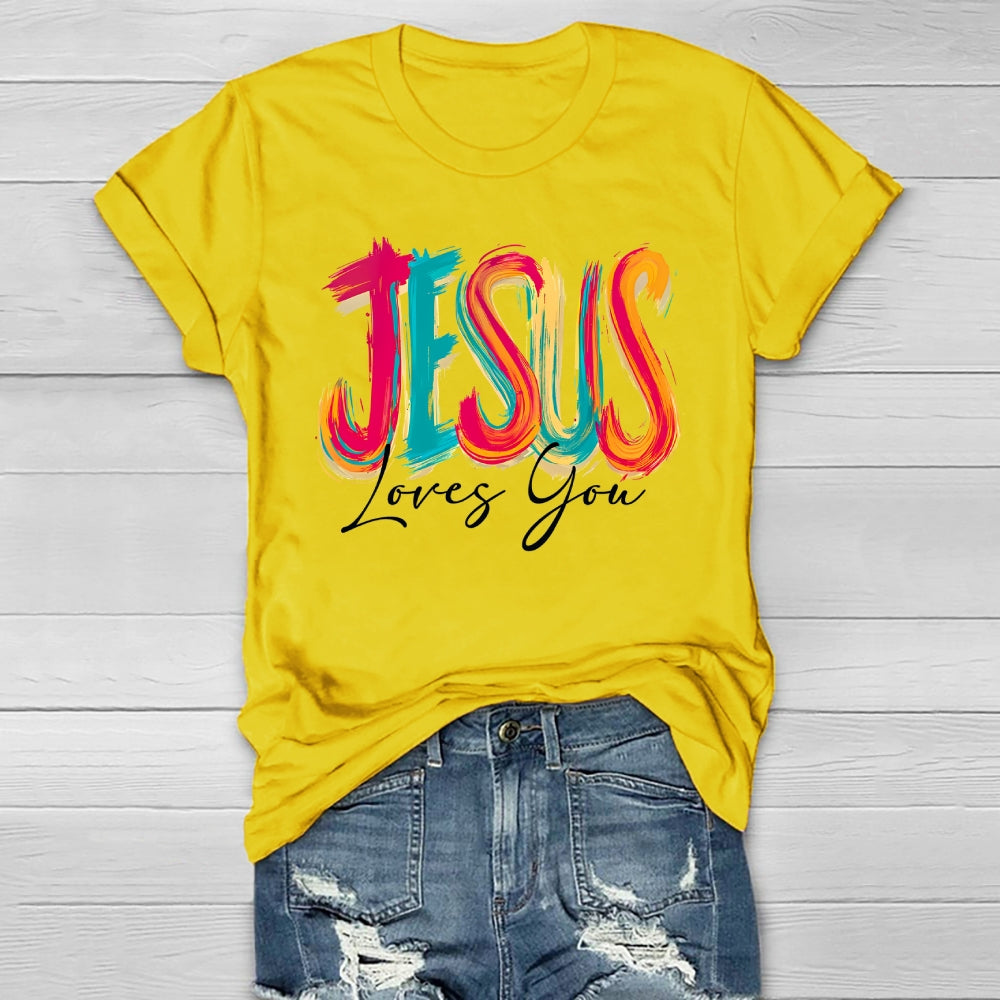 Jesus Loves You Healthwear T-shirt