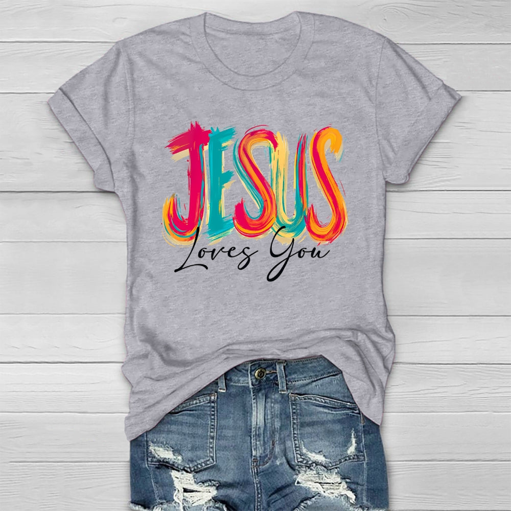 Jesus Loves You Healthwear T-shirt
