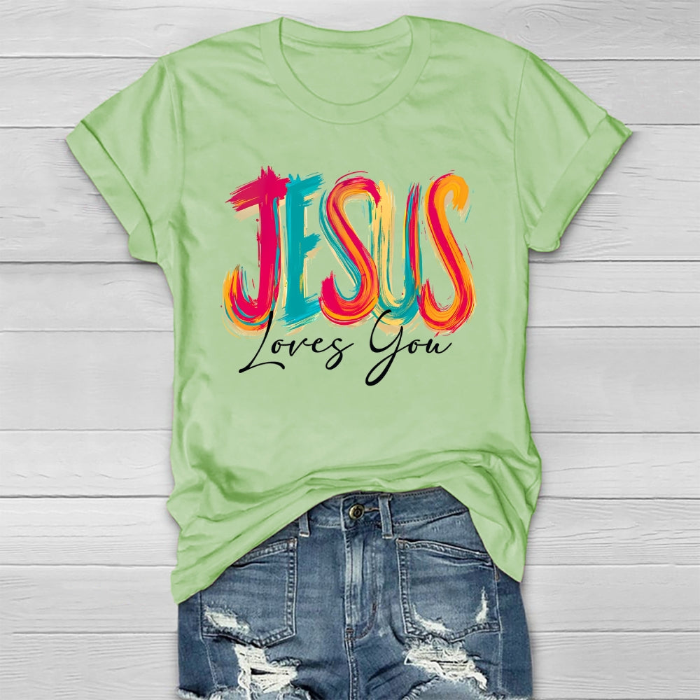 Jesus Loves You Healthwear T-shirt